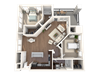 Centro Apartments Royal Gorge B4 Floor Plan